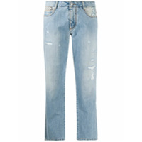 Ermanno Scervino Calça jeans reta - Azul