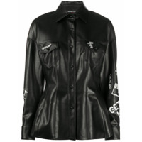 Ermanno Scervino Camisa com bordado - Preto