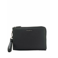 Ermenegildo Zegna Clutch com logo - Preto