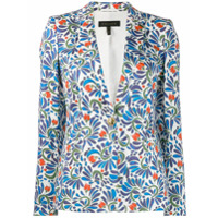 Escada Blazer com estampa - Azul