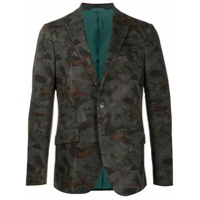 Etro Blazer com estampa de pÃ¡ssaros - Cinza