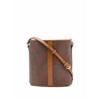 Etro Bolsa tote com bordado - Marrom