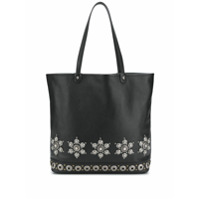 Etro Bolsa tote floral com tachas - Preto