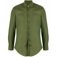 Etro Camisa com acabamento engomado - Verde