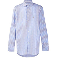 Etro Camisa com estampa de listras - Azul