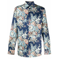 Etro Camisa com estampa floral - Azul