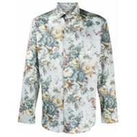 Etro Camisa com estampa floral - Azul