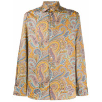 Etro Camisa com estampa paisley - Amarelo