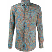 Etro Camisa com estampa paisley - Azul