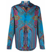 Etro Camisa com estampa paisley - Azul