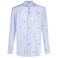 Etro Camisa com estampa xadrez - Azul