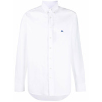 Etro Camisa com logo bordado - Branco