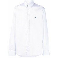 Etro Camisa de algodão com listras - Branco