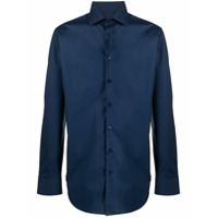 Etro Camisa lisa mangas longas - Azul