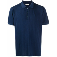 Etro Camisa polo com bordado paisley - Azul