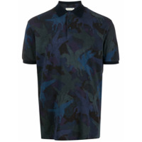 Etro Camisa polo com estampa - Azul