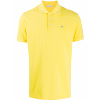 Etro Camisa polo com logo bordado - Amarelo