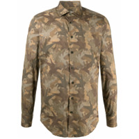 Etro camouflage-print shirt - Marrom