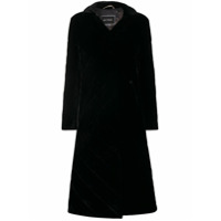 Etro Casaco matelassê com pelos - Preto