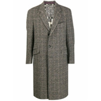 Etro Casaco xadrez de tweed - Preto