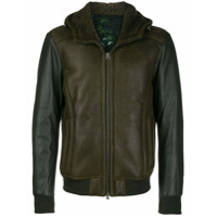 Etro Jaqueta com efeito de couro - Verde