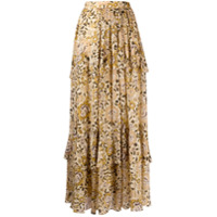 Etro Saia com estampa floral - Neutro