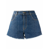 Etro Short jeans cintura alta - Azul