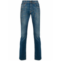 Etro straight leg distressed jeans - Azul