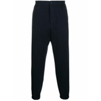 Etro striped straight-leg trousers - Azul