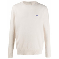 Etro Suéter com logo bordado - Branco