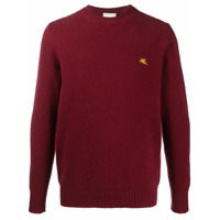 Etro Suéter com logo bordado - Vermelho