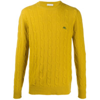 Etro Suéter de tricô com logo - Amarelo