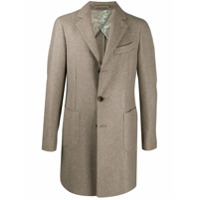 Etro tailored button up coat - Marrom