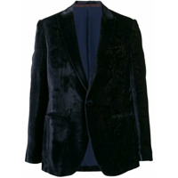 Etro velvet blazer - Azul