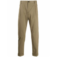Etro zip-pocket tapered trousers - Neutro