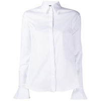 Fay Camisa com franzido nos punhos - Branco