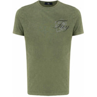 Fay Camiseta com estampa de logo - Verde