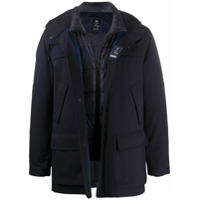 Fay Casaco mangas longas dupla face - Azul