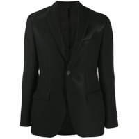 Fendi Blazer com acabamento de brilho - Preto