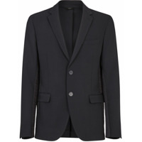 Fendi Blazer com acabamento de logo - Preto