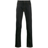 Fendi Calça jeans slim com bolsos - Preto