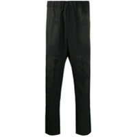 Fendi Calça reta com recortes - Preto