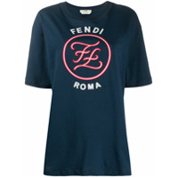 Fendi Camisa Karligraphy - Azul