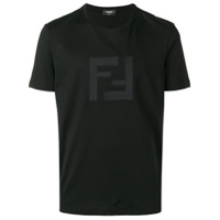 Fendi Camiseta com logo - Preto