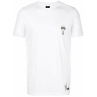 Fendi Camiseta com patch - Branco
