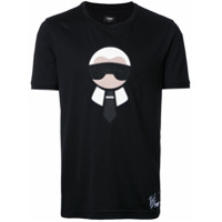 Fendi Camiseta Karl Loves Fendi - Preto