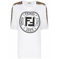 Fendi Fendirama logo-print T-shirt - Branco