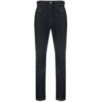 Fendi high waist slim-fit jeans - Azul