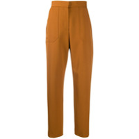 Fendi high-waisted trousers - Marrom