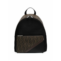 Fendi Mochila com logo FF - Preto